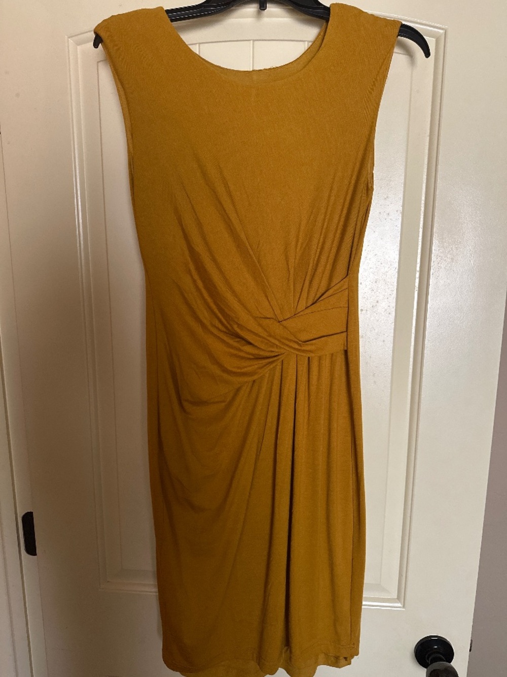 Mustard color dress
